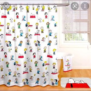 Brand new in packaging snoopy shower curtain